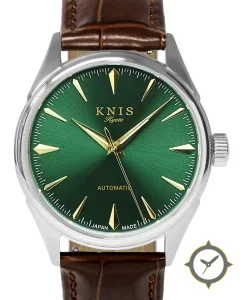 KNIS Kyoto Sunray Dial Automatic－Green Brown Leather Strap (KN001-GRBRLE)