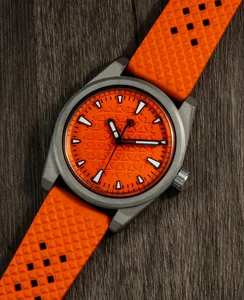 Wicked Watch Co. Basilea Orange Dial