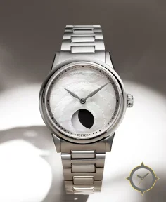 M1 Moonphase - CNC Guilloche (White MoP)