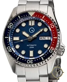 Islander Automatic with Solid-Link Bracelet, AR Sapphire Crystal, and Luminous Sapphire Bezel Insert