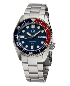 Islander Automatic with Solid-Link Bracelet, AR Sapphire Crystal, and Luminous Sapphire Bezel Insert