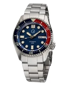 Islander Automatic with Solid-Link Bracelet, AR Sapphire Crystal, and Luminous Sapphire Bezel Insert