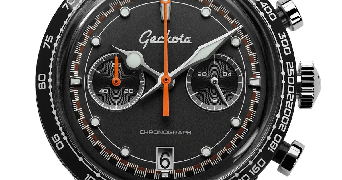 Geckota GT Racing Chronograph Watch — Specs, Price & Availability ...