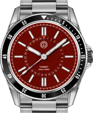 MMI Watches Turret 300M - Model: TR5-DV (BLOOD RED) (NH35)