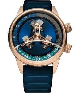 Xeric Vendetta II Automatic Wandering Hour Rose Gold Indigo