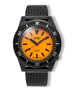 Squale 1521 Full Luminous Orange Militaire Mesh