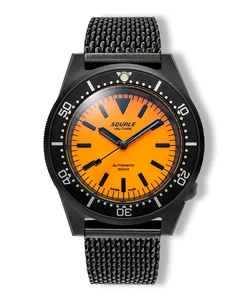 Squale 1521 Full Luminous Orange Militaire Mesh