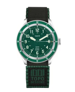 Vaer DS4 Topo Designs x W&W Solar Hiker - Green