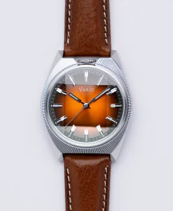 Vario Futurist Watch Sunburst Orange Fume Watch