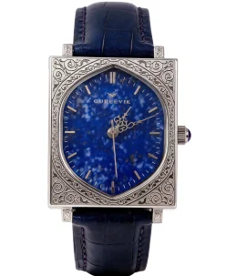 Gurlevik Gates Steel Engraved Lapis Lazuli