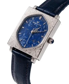 Gurlevik Gates Steel Engraved Lapis Lazuli