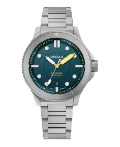 Circula Watches DiveSport Titanium Petrol (Final models in stock)