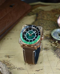 Aquatico Super Charger GMT Green Dial