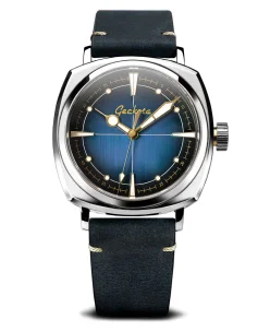 Geckota Pioneer Automatic Watch Brushed Blue Dial