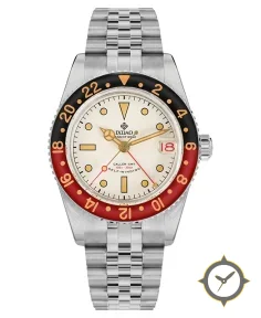 IXDAO 6542 Vintage NH34 GMT 904L Automatic Dive Watch White Dial