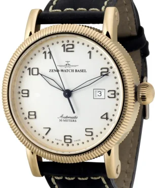Zeno-Watch Basel Nostalgia Retro Automatic, PVD rose gold plated