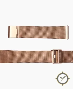 Rose gold mesh band