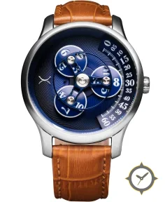 Xeric Triptych Automatic Wandering Hour Tan Blue