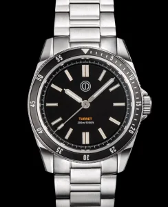 MMI Watches Turret 300M - Model: TR1-WL (STEEL BLACK) (NO DATE) (NH35)