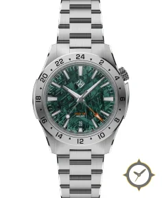 Steel Torsk GMT 39 - Teal Meteorite