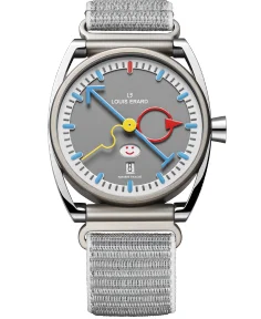 Louis Erard X ALAIN SILBERSTEIN SMILE-DAY GREY