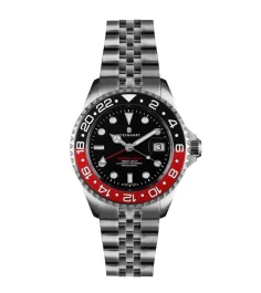 Steinhart Ocean 39 GMT.2 BLACK-RED Ceramic Diver Watch