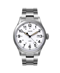 Vaer S5 Calendar Field White - Quartz