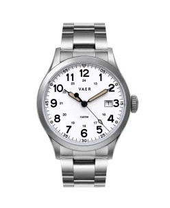 Vaer S5 Calendar Field White - Quartz