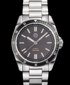 MMI Watches Turret 300M - Model: TR3-WL (GUNMETAL GREY) (NO DATE) (NH35)