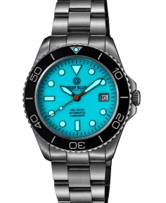 Bernhardt Watch Pro Diver 200 — Blue Full Lume