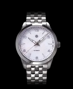MMI Watches NOR-LIGHT: "WHITE NO DATE SAPPHIRE DIAL" MODEL NL-10