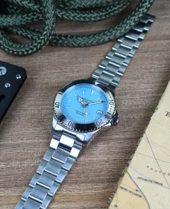 Aquatico Dolphin Dive Watch Tiffany Blue Dial (NH35)