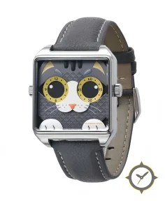 HappieWatch “The Shadow Walker” — The Meteorite Cat of Silent Strength