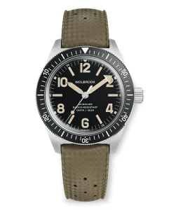 Wolbrook Skindiver Automatic Vintage Lum & Black Dial