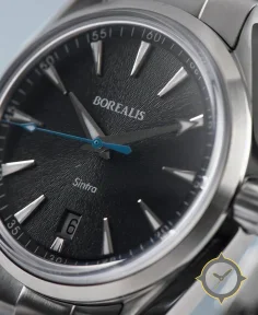 Borealis Sintra Black Sunray dial date Miyota 9015 automatic movement version B.C4