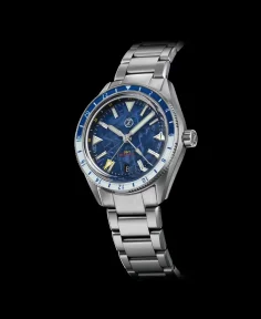 Zelos Horizons V2 GMT 200m SS Blue Meteorite