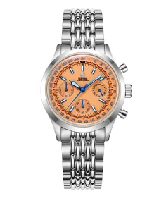 MMI Watches HERITAGE 38 CHRONOGRAPH VINTAGE SALMON MODEL: HTC-05 (ESTIMATED DELIVERY AUGUST 2026)