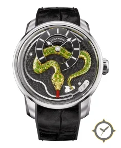 Craftmanship Series Silver Enamel Chiming Snake