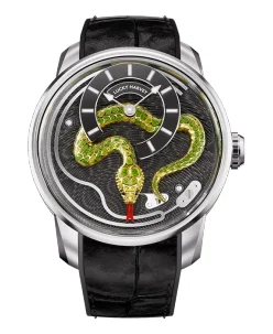 Lucky Harvey Craftsmanship Series Silver Enamel Chiming Snake