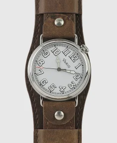 Vario 1918 Pilot White Dial with White Lume Watch