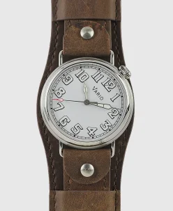 Vario 1918 Pilot White Dial with White Lume Watch