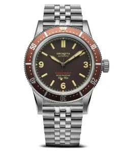 Geckota Ocean-Scout Dive Watch Sienna Brown
