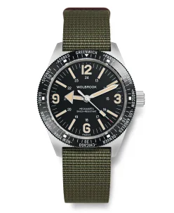 Wolbrook Skindiver WT Mecaquartz Vintage & Black PVD Bezel
