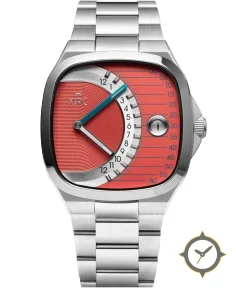 Xeric Timeline Retrograde Automatic Salmon