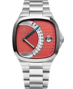 Xeric Timeline Retrograde Automatic Salmon