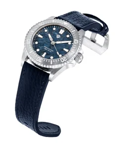 Wicked Watch Co. Damascus Diver Pietersite