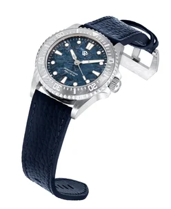 Wicked Watch Co. Damascus Diver Pietersite
