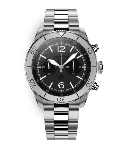 Malm Watches ACE Black Silver Chronograph 44 Ltd.