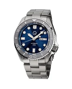 Islander Automatic with Bracelet, Double-Domed AR Sapphire Crystal, and Embossed Ceramic Bezel Insert