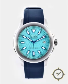 Top Side Crew Stainless Steel Turquoise Dial / Blue